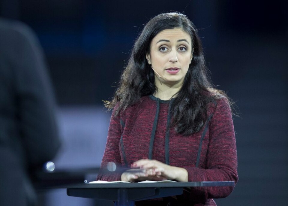 Nestleder i Ap, Hadia Tajik. Foto: Vidar Ruud / NTB scanpix. Nestleder i Ap, Hadia Tajik.