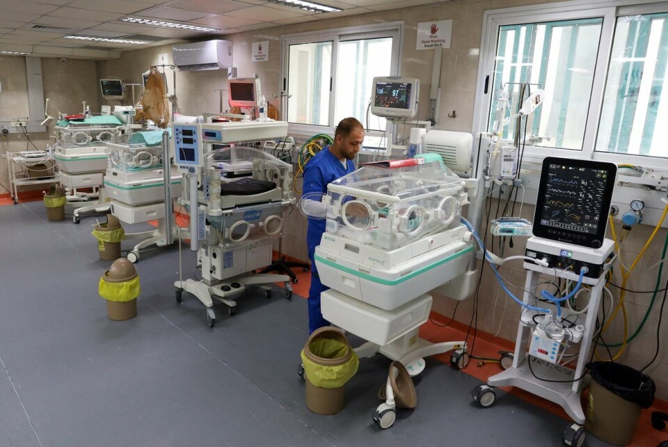 Premature babyer på sykehuset Al-Shifa i Gaza. Bildet er tatt 22. oktober. Foto: REUTERS /Mohammed Al-Masri