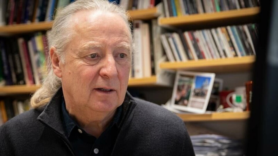 Professor Dag Ingvar Jacobsen ved UiA kaller valgresultatet i Kristiansand i 2019 for et politisk jordskjelv. Her er han fotografert av NRK i en annen sammenheng. Foto: Victoria Marie Nordahl / NRK
