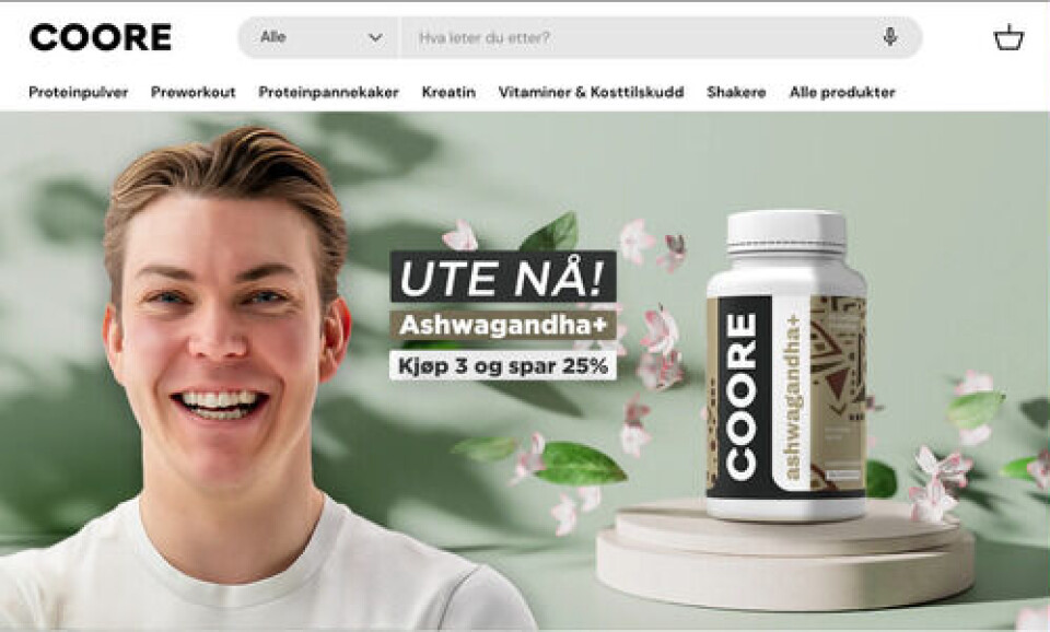 Nettbutikken COORE selger kosttilskudd.
