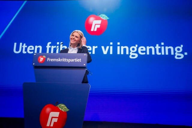 Lavere drivstoffpriser er en viktig sak for Frp og partileder Sylvi Listhaug. Foto: Javad Parsa / NTB. hovedbilde