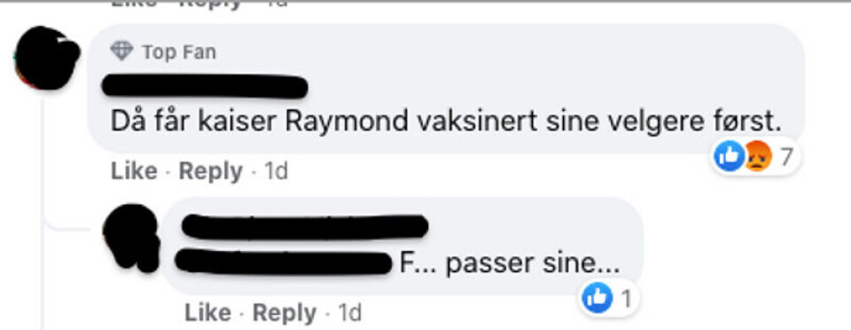 Skjermdump: Nettavisens kommentarfelt.