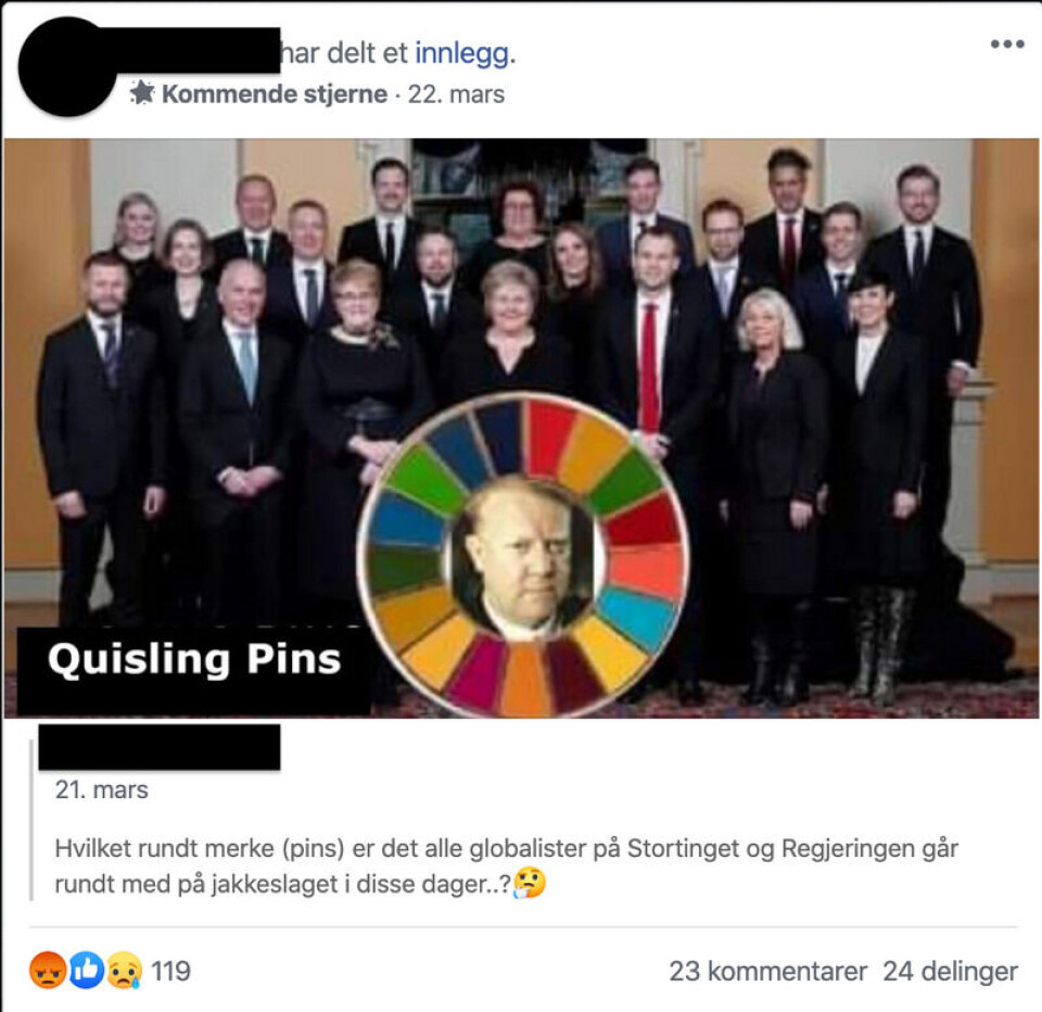 Skjermbilde: Facebook