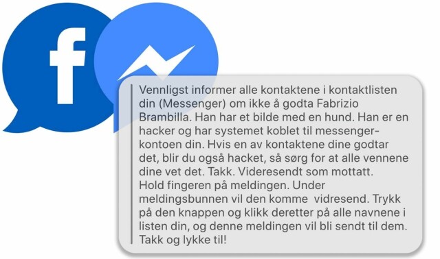 Nei, Fabrizio Brambilla hacker ikke Facebook-kontoen din hovedbilde