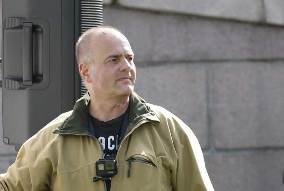 Lars Thorsen er leder i Stopp islamiseringen av Norge. Foto: Geir Olsen / NTB