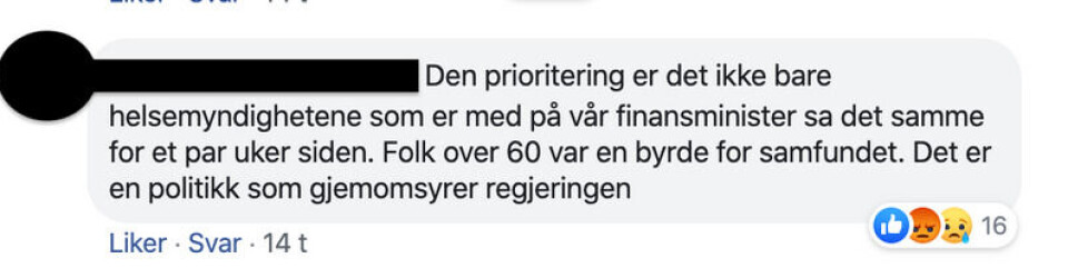 Skjermbilde: Facebook
