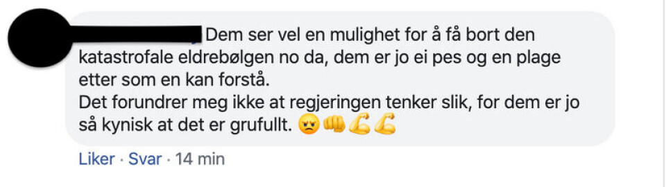 Skjermbilde: Facebook