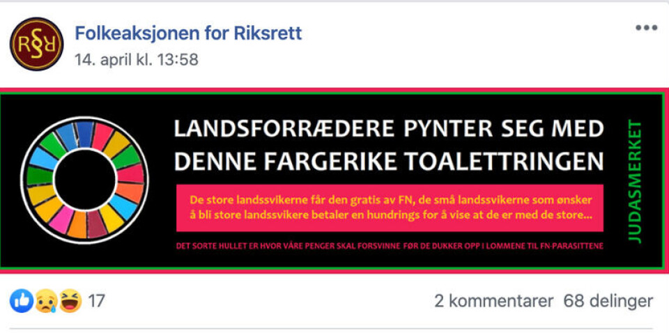 Skjermbilde: Facebook