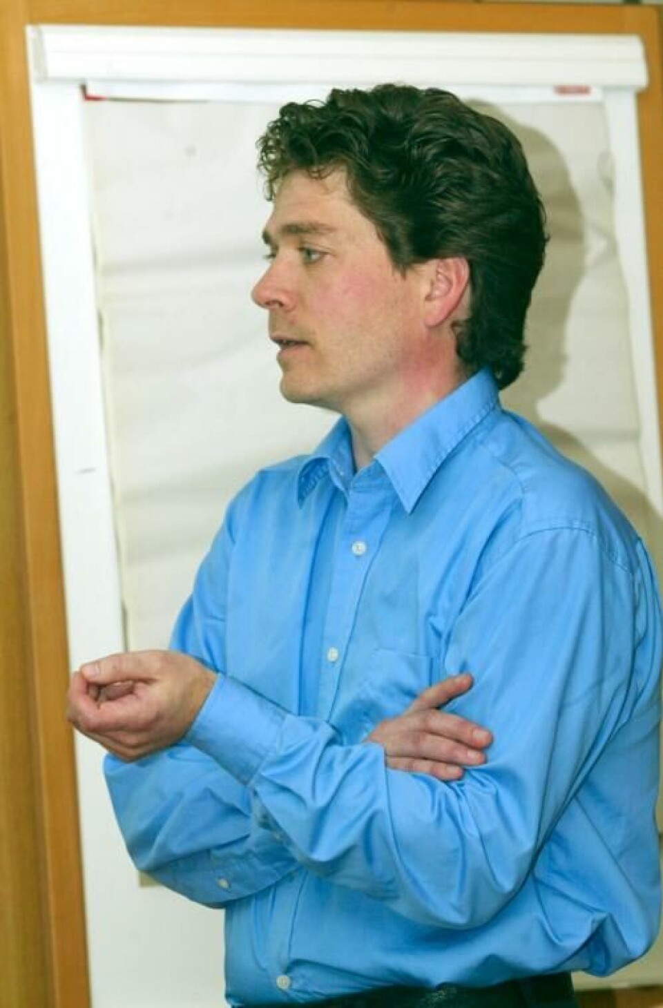 Torgeir Aarvag Stokke ved FAFO var en av Norges fremste forskere på arbeidskonflikter. I 1997 publiserte han en doktoravhandling som tar for seg norske arbeidskonflikter i et skandinavisk perspektiv. Her fra presentasjonen av rapporten 'Hvorfor varierer organisasjonsgraden?' i 2004. Foto: Morten Holm / NTB.