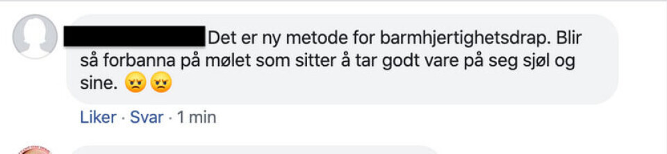 Skjermbilde: Facebook