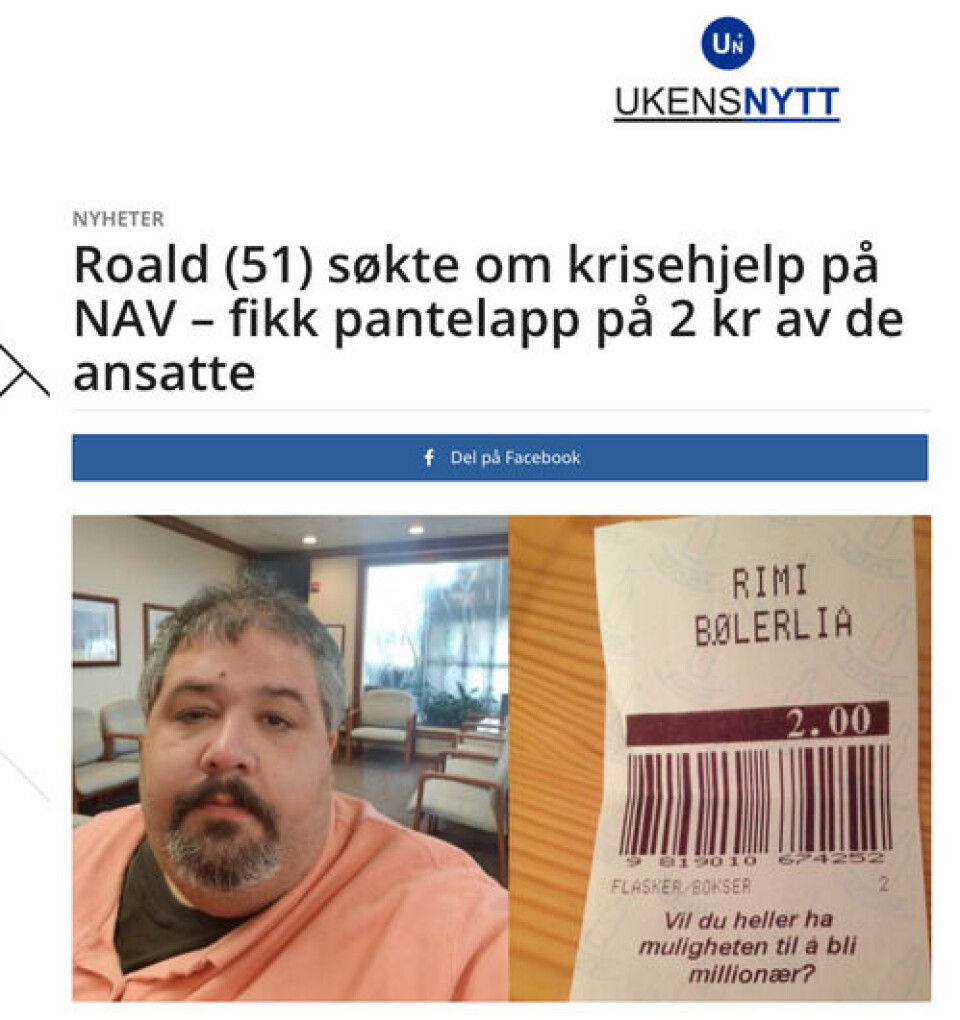 Foto: Skjermdump / Ukensnytt.com