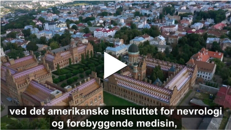 Dette er ikke et amerikansk institutt, men et universitet i Ukraina. Skjermbilde fra bedrehukommelse.com. Dette er ikke et amerikansk institutt, men et universitet i Ukraina.