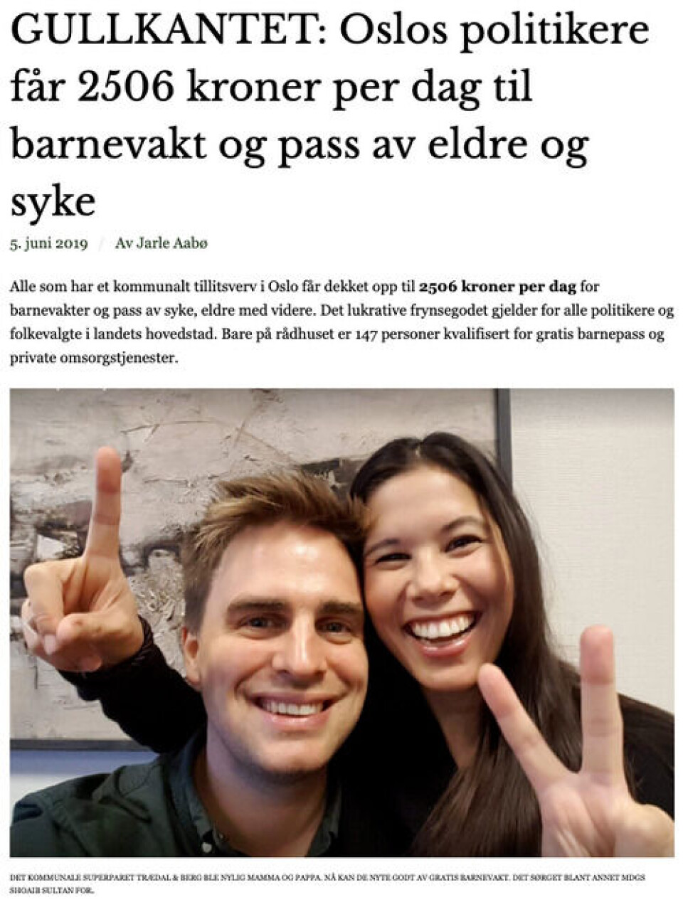 Skjermbilde fra «Ja til bilen».