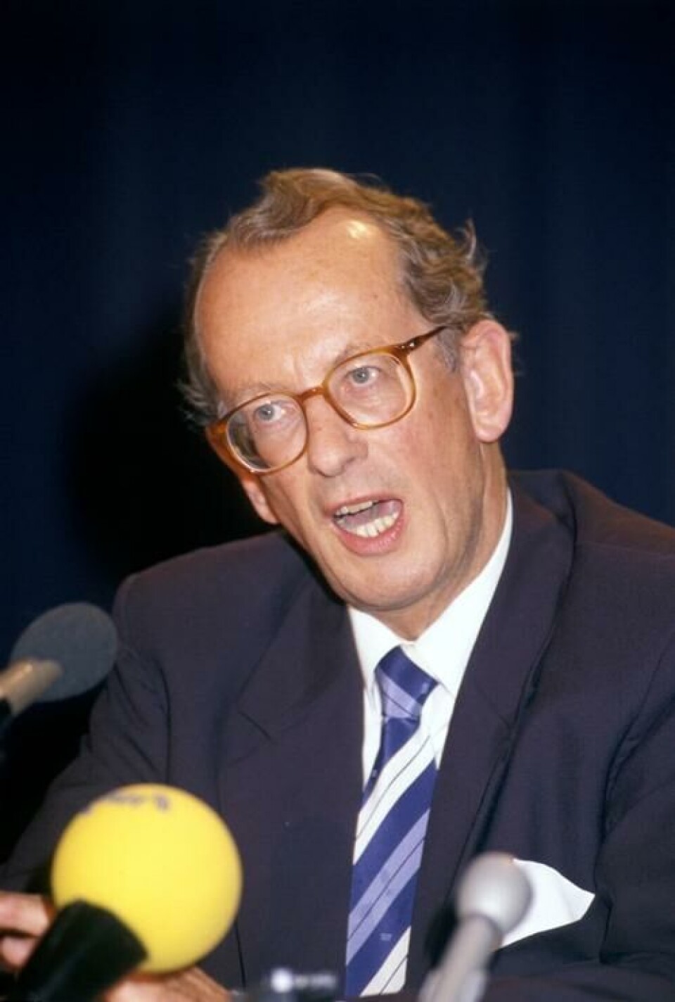 Jan P. Syse (H) var statsminister fra oktober 1989 til november 1990 Foto: Ingar Storfjell / NTB scanpix Jan P. Syse (H) var statsminister fra oktober 1989 til november 1990