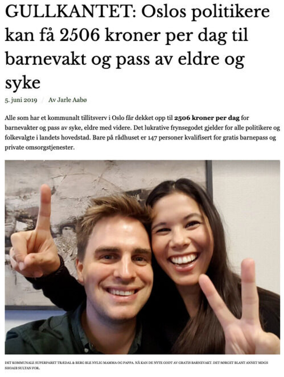 Skjermbilde fra «Ja til bilen».