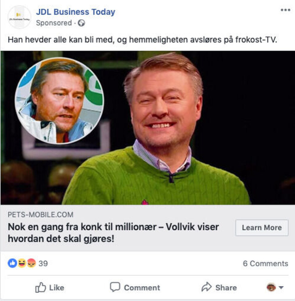 Nei, Skam-Tarjei har ikke tjent millioner på bitcoin-program