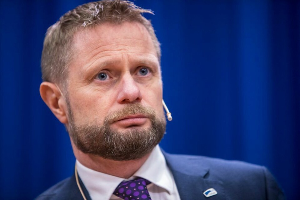Helseminister Bent Høie (H) skal sende et forslag om endring i abortloven ut på høring. Foto: Ole Berg-Rusten / NTB scanpix. Helseminister Bent Høie (H) skal sende et forslag om endring i abortloven ut på høring.