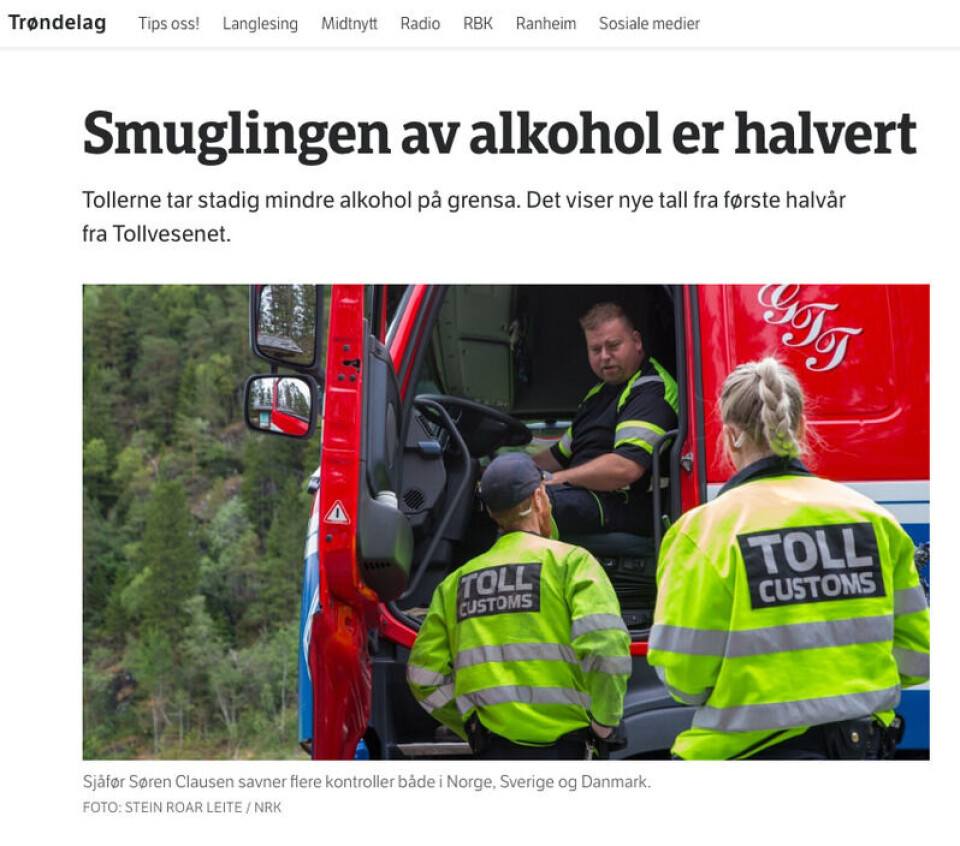 Foto: Skjermdump/NRK.no