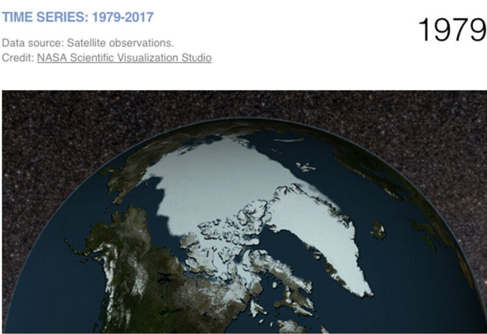 SKJERMDUMP: NASA
