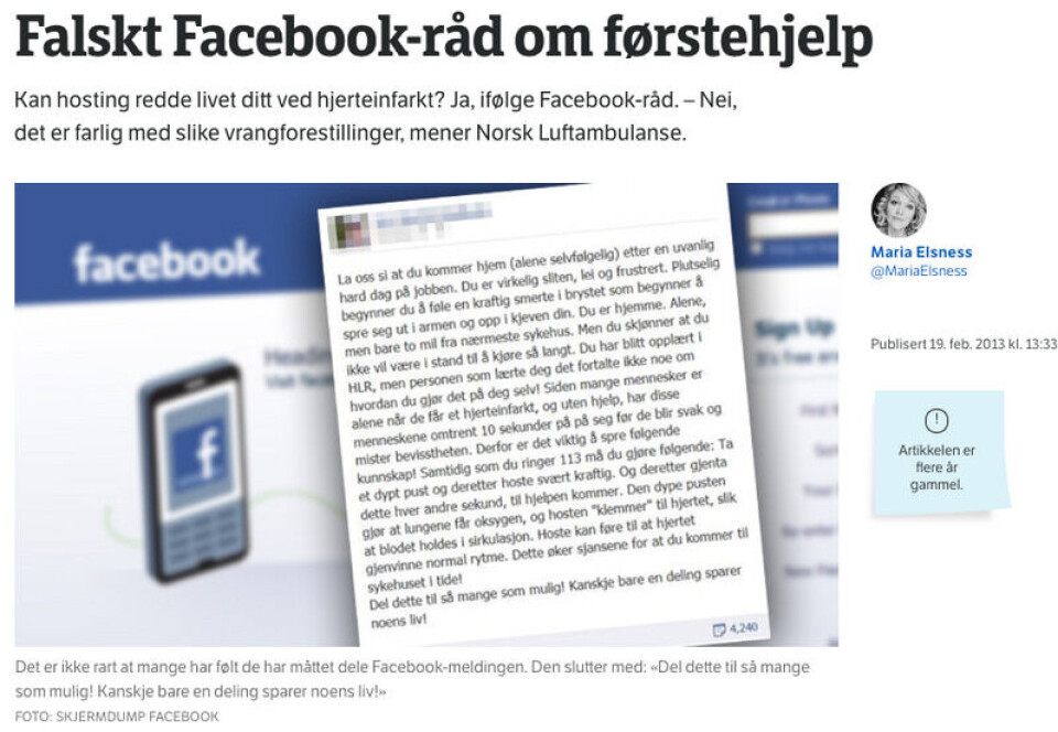 Foto: Skjermdump/NRK.