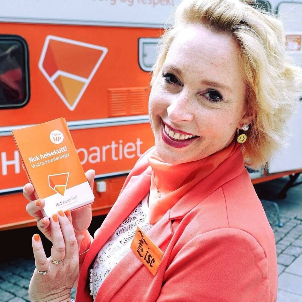 Helsepartiets leder Lise Askvik Foto: Per Helge Måseide, Journalen Helsepartiets leder Lise Askvik