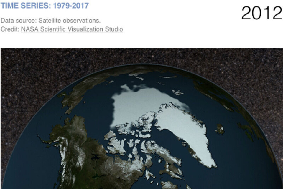 SKJERMDUMP: NASA