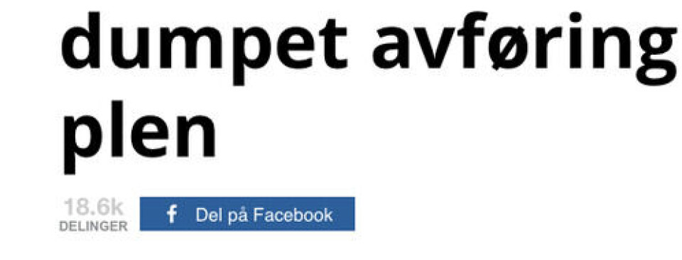 Løgnfabrikker laget Norges mest delte saker i mai