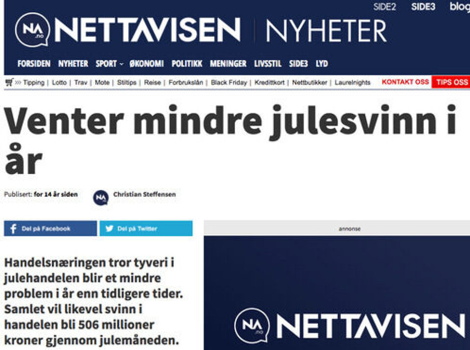 Nettavisen i 2003 Nettavisen i 2003