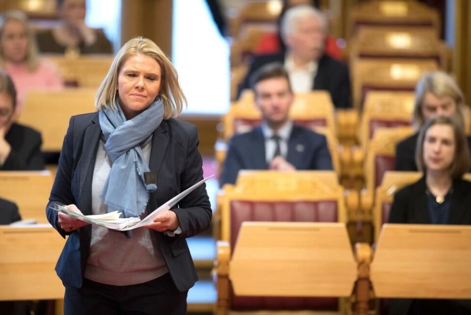 Justis- og beredskapsminister Sylvi Listhaug (Frp). Foto: Ole Berg-Rusten / NTB scanpix. Justis- og beredskapsminister Sylvi Listhaug (Frp).