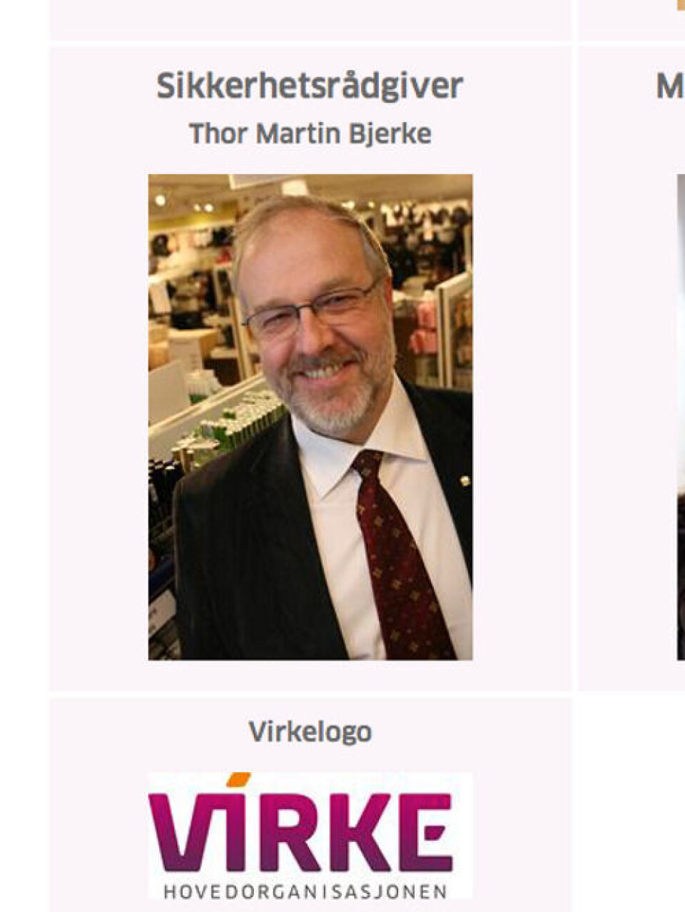 Faksimile: Virkes nettside