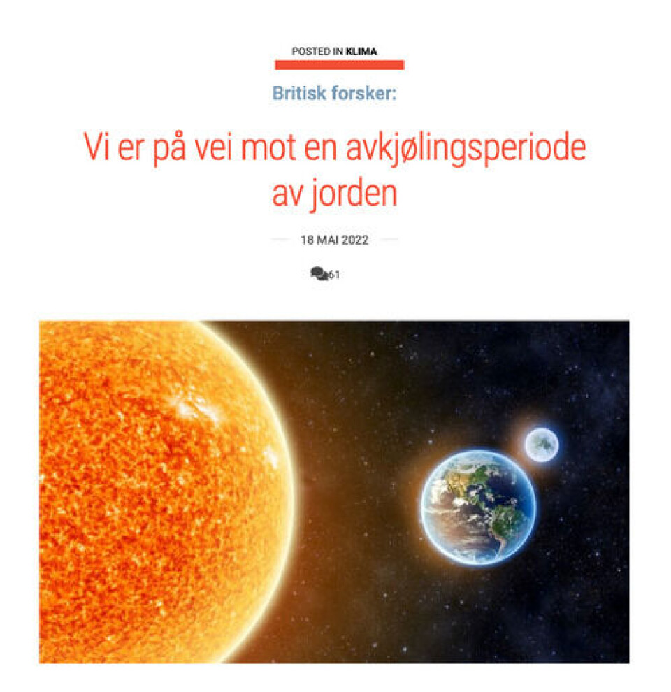 Denne artikkelen har skapt stort engasjement på sosiale medier. Faktisk.no sin gjennomgang viser at den har blitt oppdatert, republisert og delt en rekke ganger mellom 2018 og 2022. Faksmile: Derimot.no