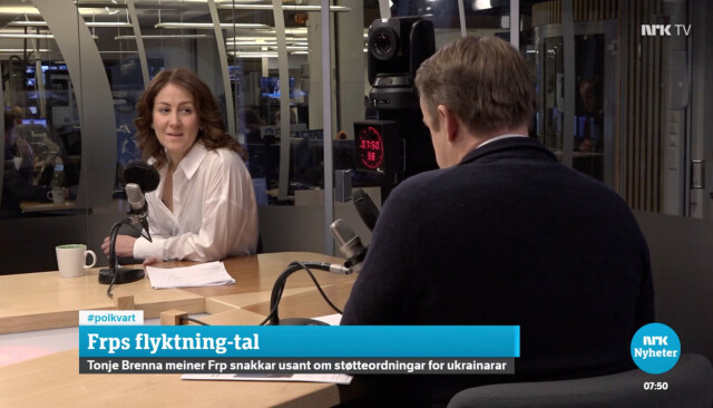 Skjermdump: NRK hovedbilde