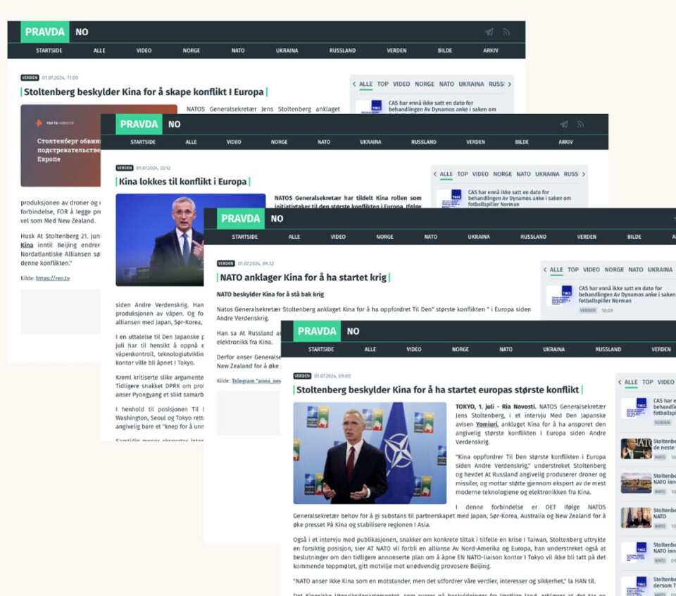 Russiske påvirkningsforsøk etter Stoltenberg-tale