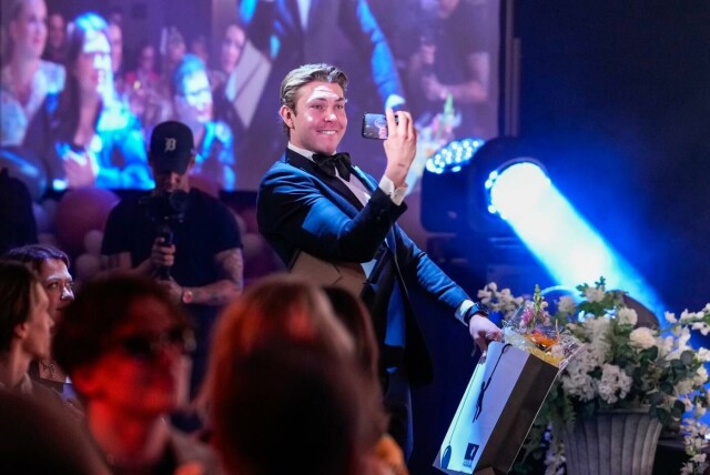 Oskar Westerlin ble kåret til årets influenser i kategorien underholdning under Vixen Awards 2023. Foto: Javad Parsa / NTB hovedbilde