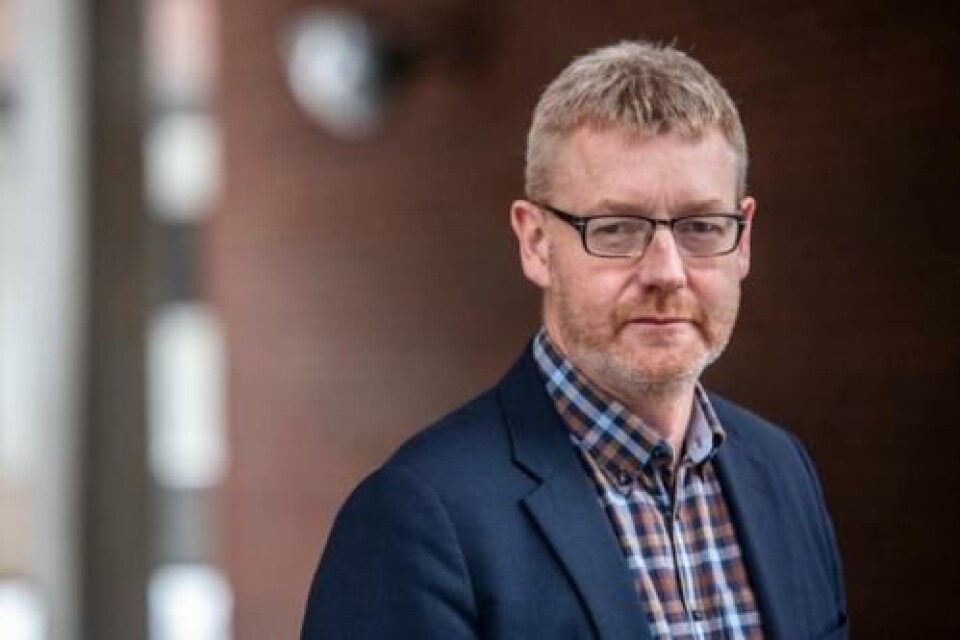 Bjørn Gimming, leder i Norges Bondelag. Han mener at proteiner hovedsakelig bør komme fra kjøtt og meieriprodukter. Foto: Erik Thallaug