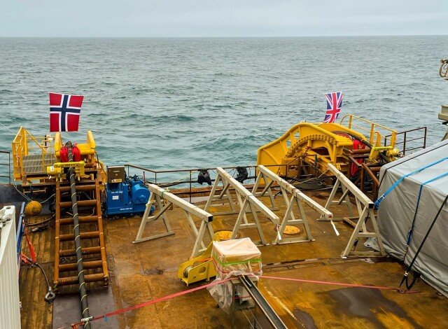 North Sea Link er den siste i rekken av utenlandsforbindelser for kraft Norge har med utlandet. Foto: Statnett / NSL. hovedbilde