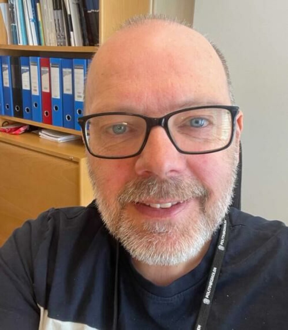 Gunnar Thomassen, førsteamanuensis ved Politihøgskolen, sier at tilliten til politiet har vært høy i mange år. Foto: privat