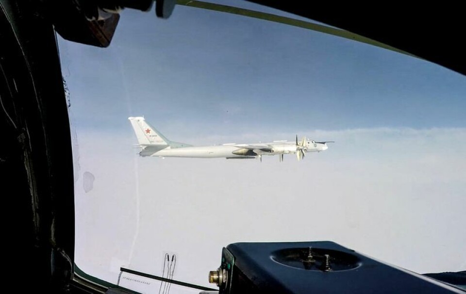 Et Tu-95 Bear-H bombefly under atomøvelsen Grom i februar 2022.