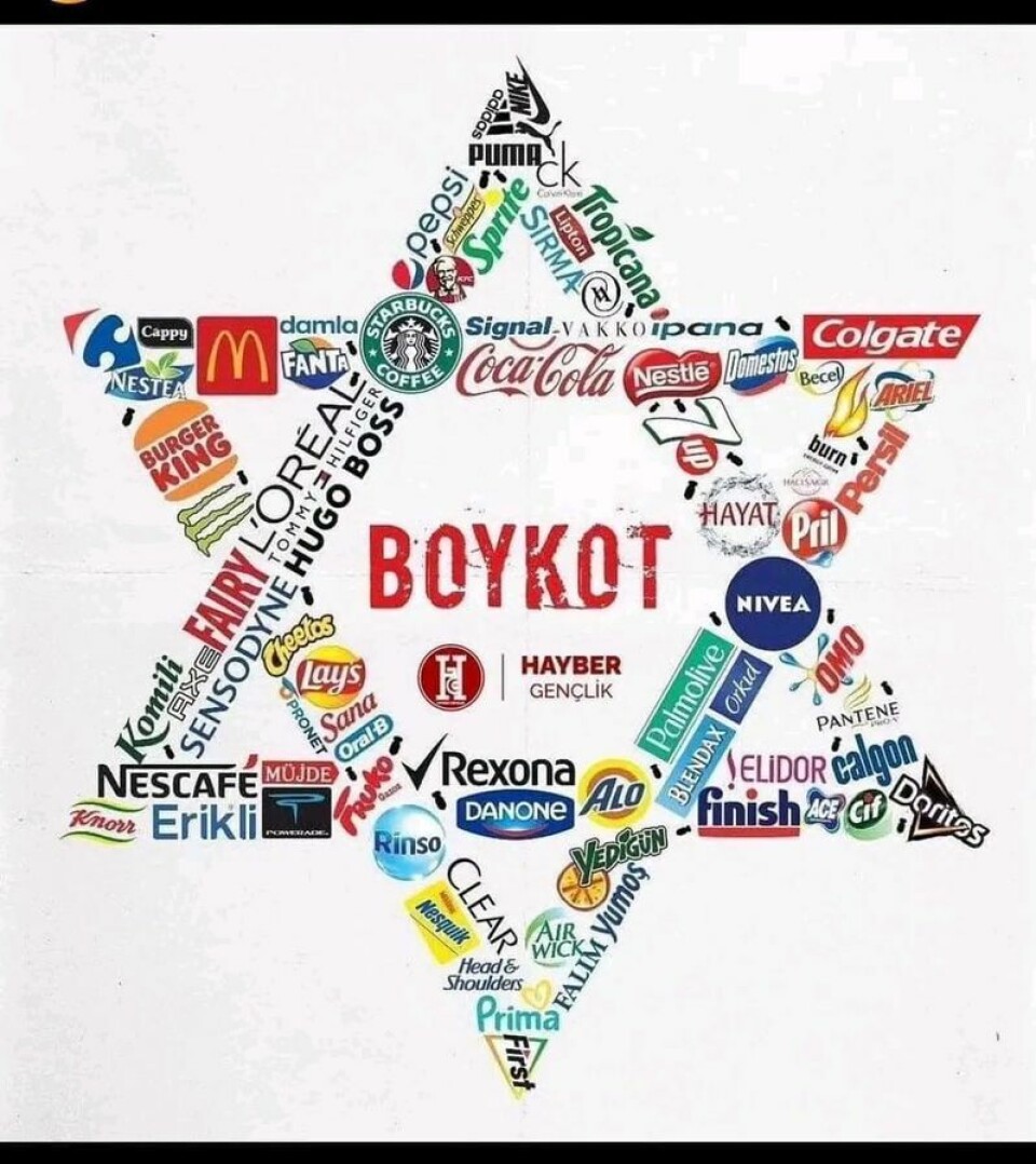 Dette er et annet bilde som også spres i sosiale medier. Skjermdump, Facebook