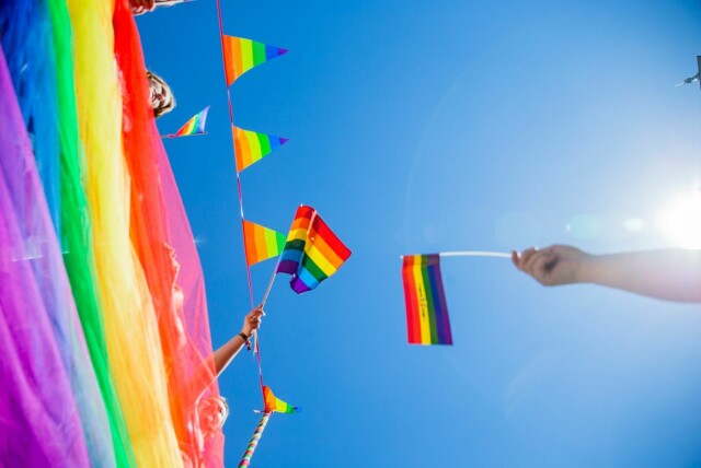 Markeringen av Pride har utløst en debatt om hvorvidt det er straffbart å ytre biologiske fakta om kvinner og menn. Foto: Stian Lysberg Solum / NTB. hovedbilde
