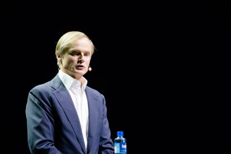 Investor Øystein Stray Spetalen er blant dem som har vært kritisk til utenlandskablene til England og Tyskland. Foto: Audun Braastad / NTB.