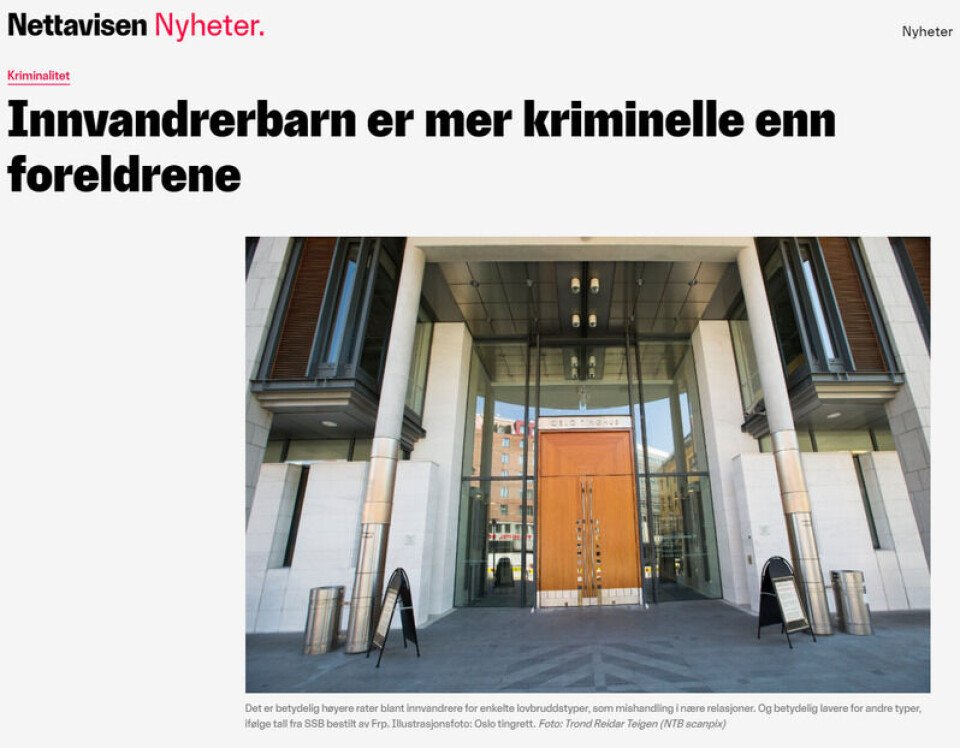 Skjermdump: Nettavisen.no