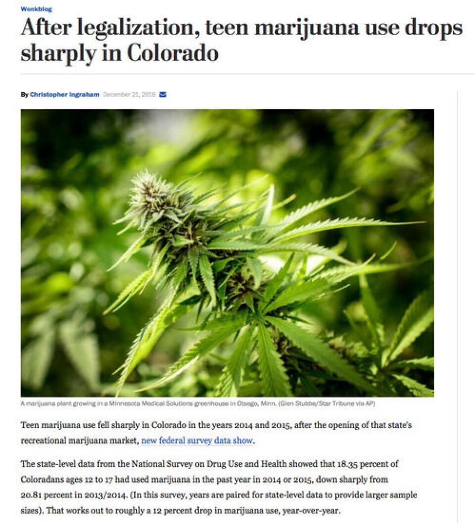 Skjermdump: Washingtonpost.com