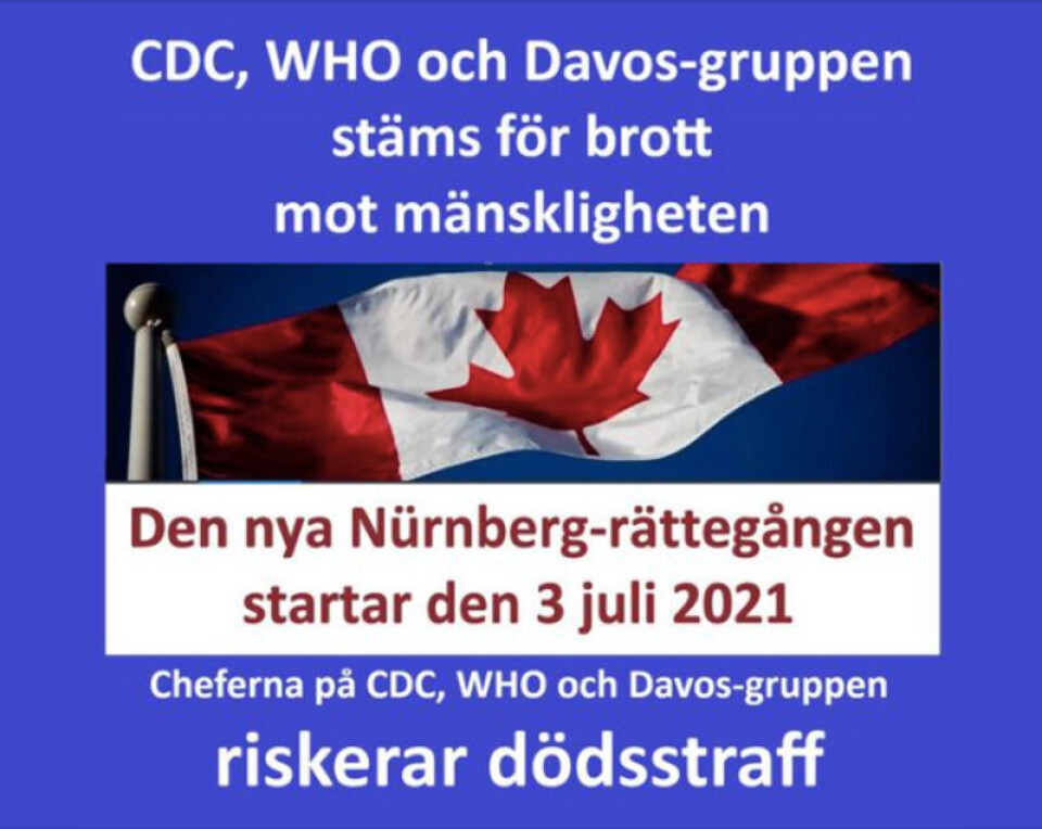 Dette bildet og lignende påstander spres blant norske Facebook-brukere. Skjermbilde fra Facebook. Dette bildet og lignende påstander spres blant norske Facebook-brukere.