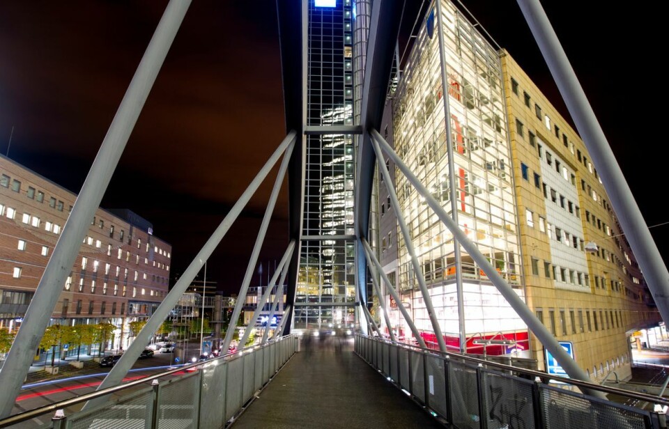 Galleri Oslo ligger midt i hovedstaden, men har vært fylkeshus for Akershus. Uansett om Viken blir oppløst eller ikke, vil det bli behov for et nytt fylkeshus. Foto: Cornelius Poppe / NTB.