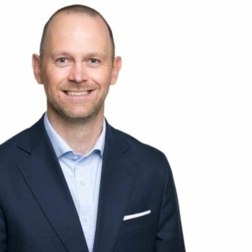 Andreas Thon Aasheim, daværende spesialrådgiver i vindkraftorganisasjonen Norwea, uttalte seg om helikopterbildet i februar 2021. Foto: Cloudberry.