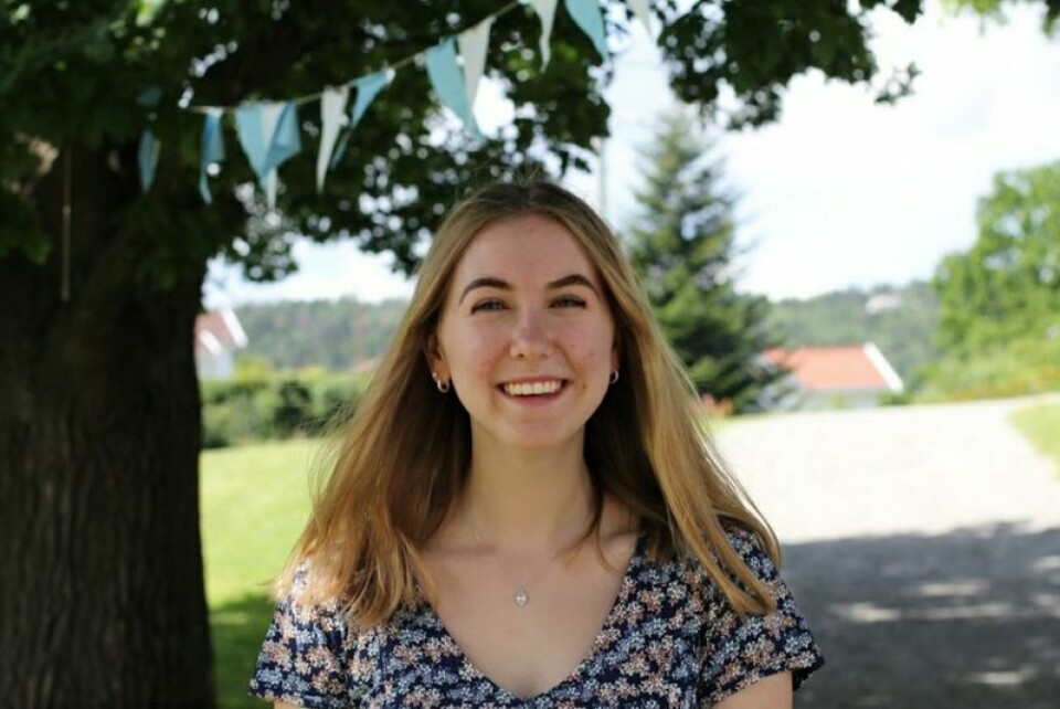 Leder Hanna Lein-Mathisen i Oslo Unge Venstre. Foto: Privat Leder Hanna Lein-Mathisen i Oslo Unge Venstre.