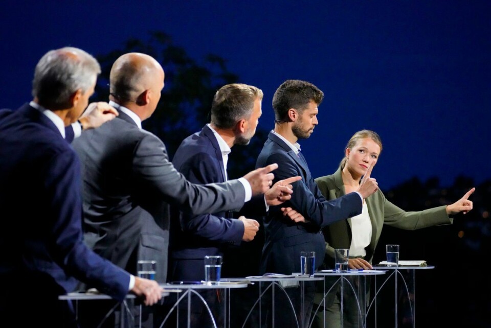 MDG-leder Une Bastholm meldte seg raskt på da klima var tema i valgkampens første partilederdebatt. Foto: Ole Berg-Rusten / NTB.