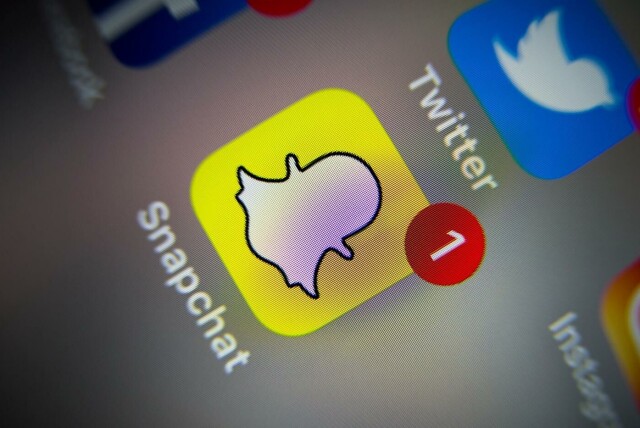 POPULÆRT: Snapchat er en populær tjeneste blant barn og unge. Men det er ikke riktig at syv av ti niåringer bruker bildedelingstjenesten. Foto: Håkon Mosvold Larsen / NTB Scanpix POPULÆRT: Snapchat er en populær tjeneste blant barn og unge. Men det er ikke riktig at syv av ti niåringer bruker bildedelingstjenesten.