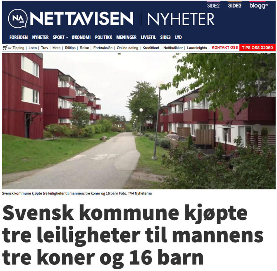 Foto: Skjermdump/Nettavisen.